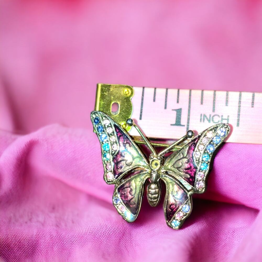 Vintage Liz Claiborne Butterfly Brooch!